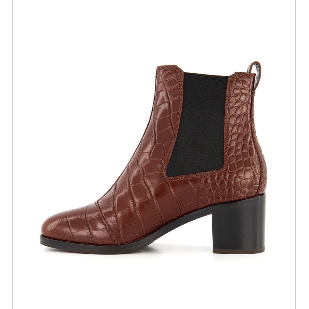 Rag & Bone Hazel Croc Booties - Picture 2 of 7